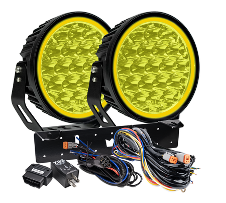 produktbild framifrån visande W – Light XTREME W9 RAD2 – Yellow – W-Light