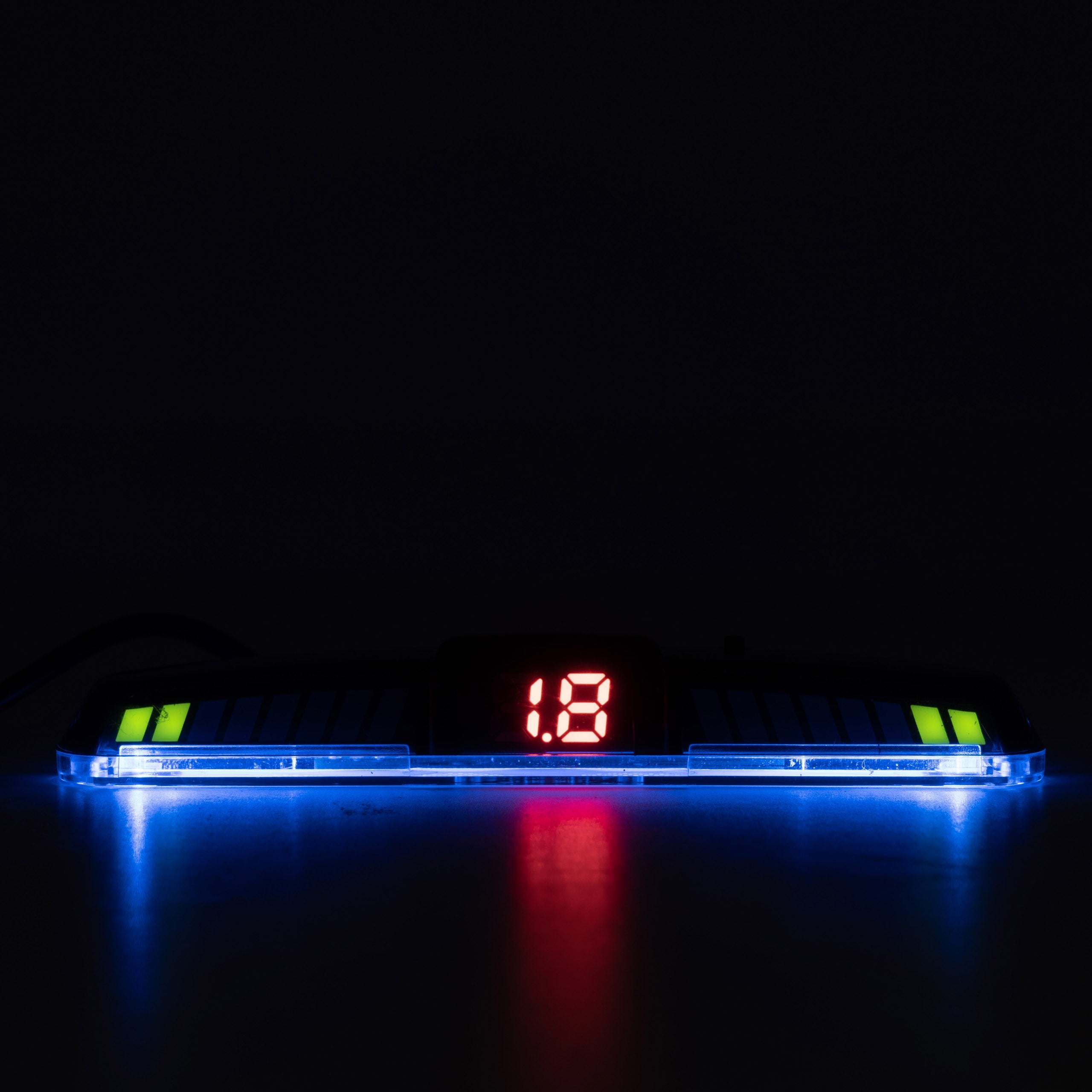 Parkeringssensor med display – Beige – ultraljudssensor – 4 sensorer – 4x 2,5 m