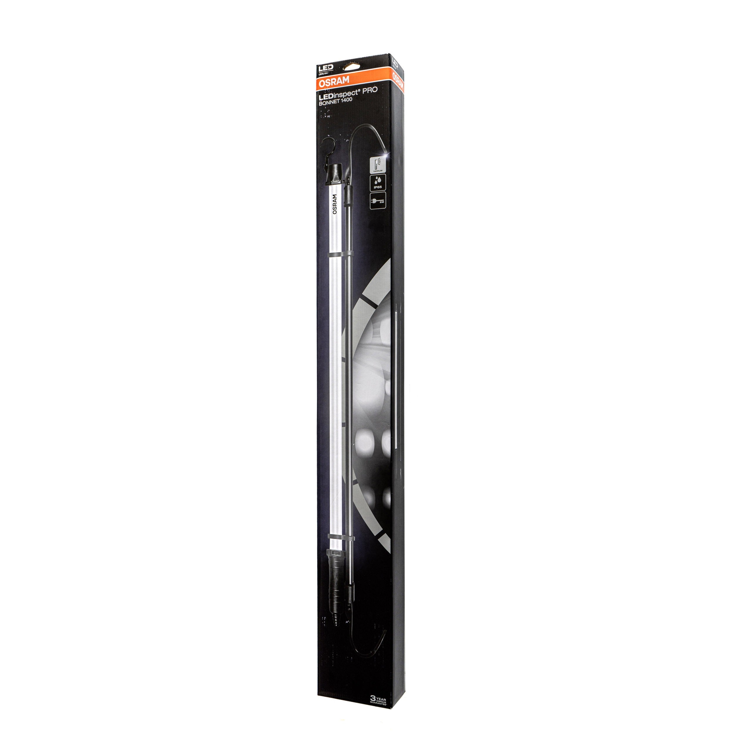 Verkstadslampa – OSRAM – Svart – 7000K – 15 W – 100 ~ 240V – 1104 mm