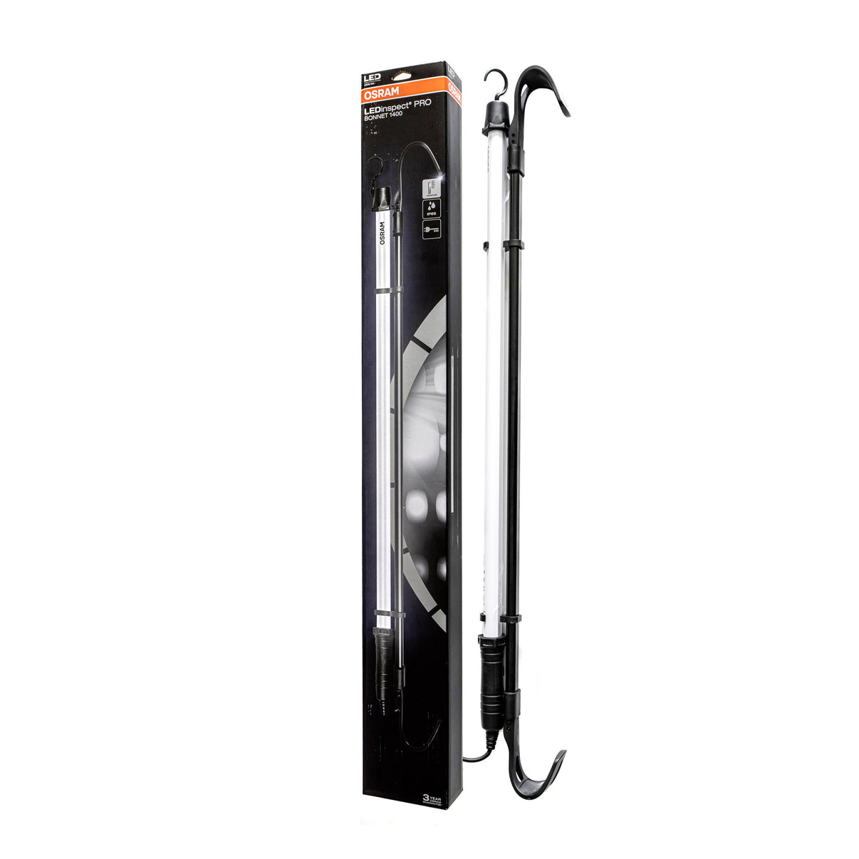 Verkstadslampa – OSRAM – Svart – 7000K – 15 W – 100 ~ 240V – 1104 mm
