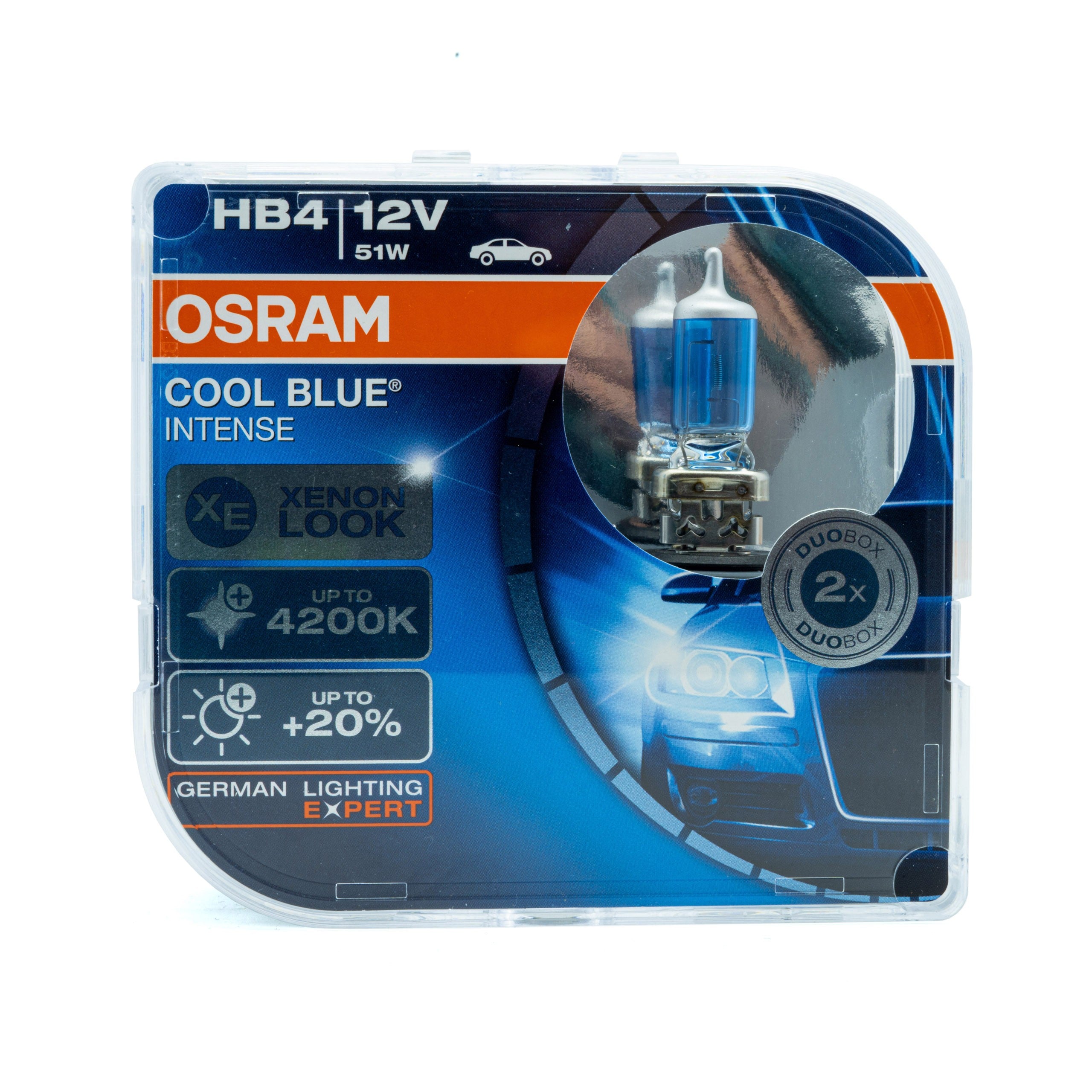Halogenlampa – OSRAM – HB4 – 4200K – 9V - 16V – 2-pack