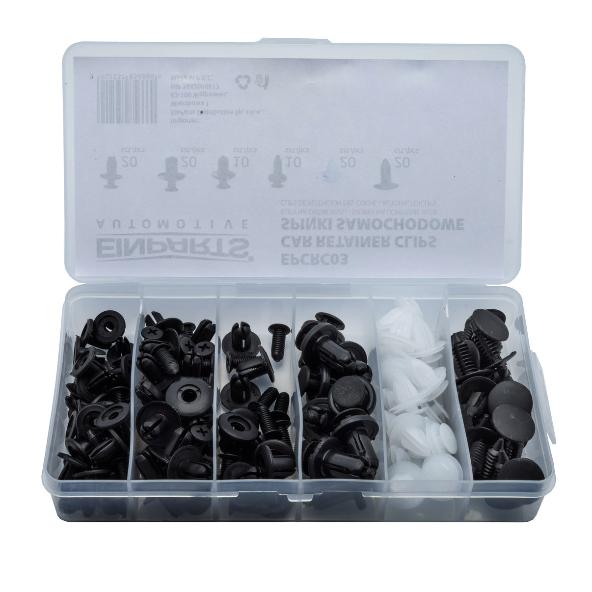Fästclips – 100-pack