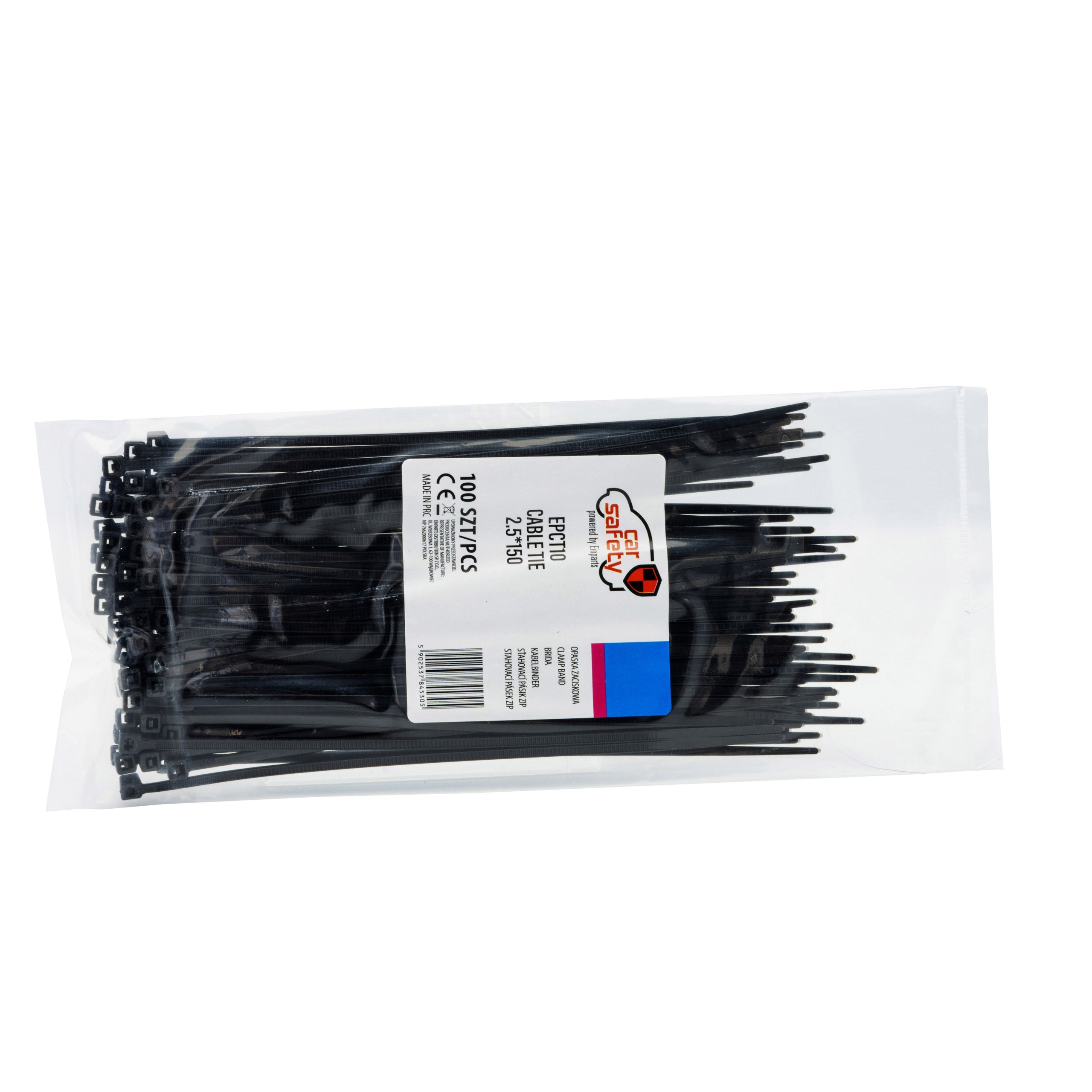 Buntband – Svart – 150 mm