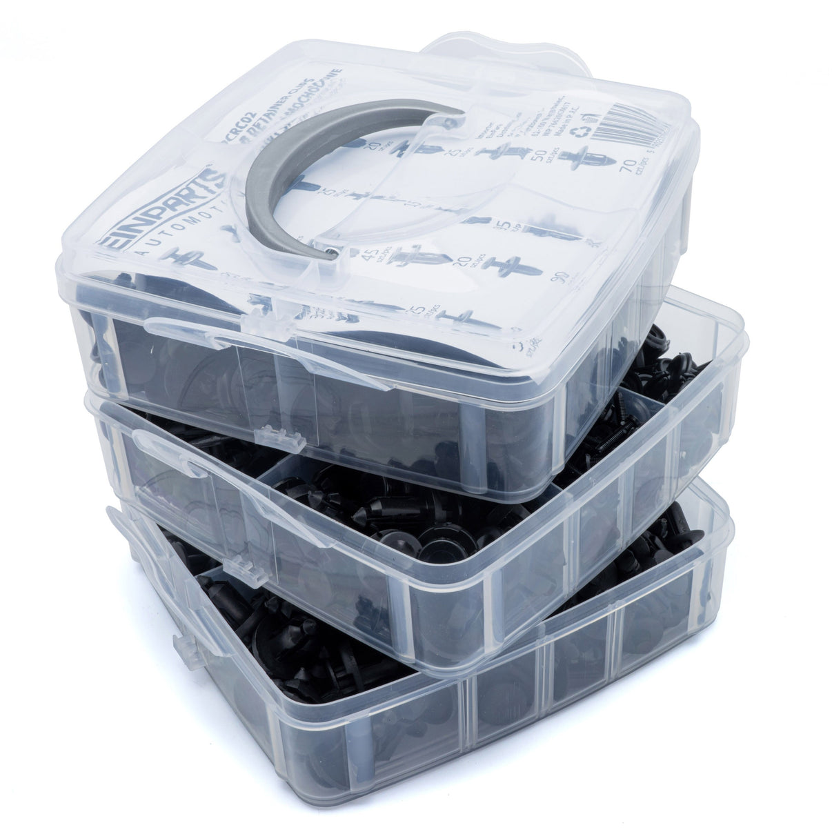 Fästclips – 625-pack