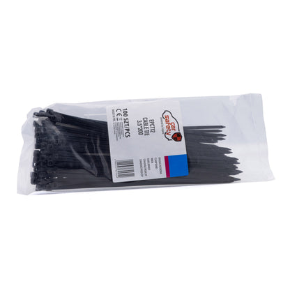 Buntband – Svart – 200 mm – 3,5 mm