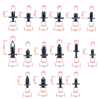 Fästclips – 625-pack