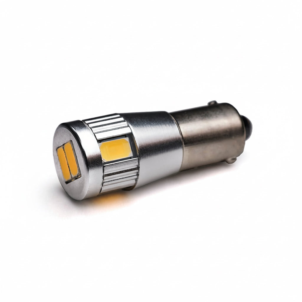 produktbild framifrån visande 10 – Pack BA9S – T4W LED 6SMD – 12V – Xenonkungen