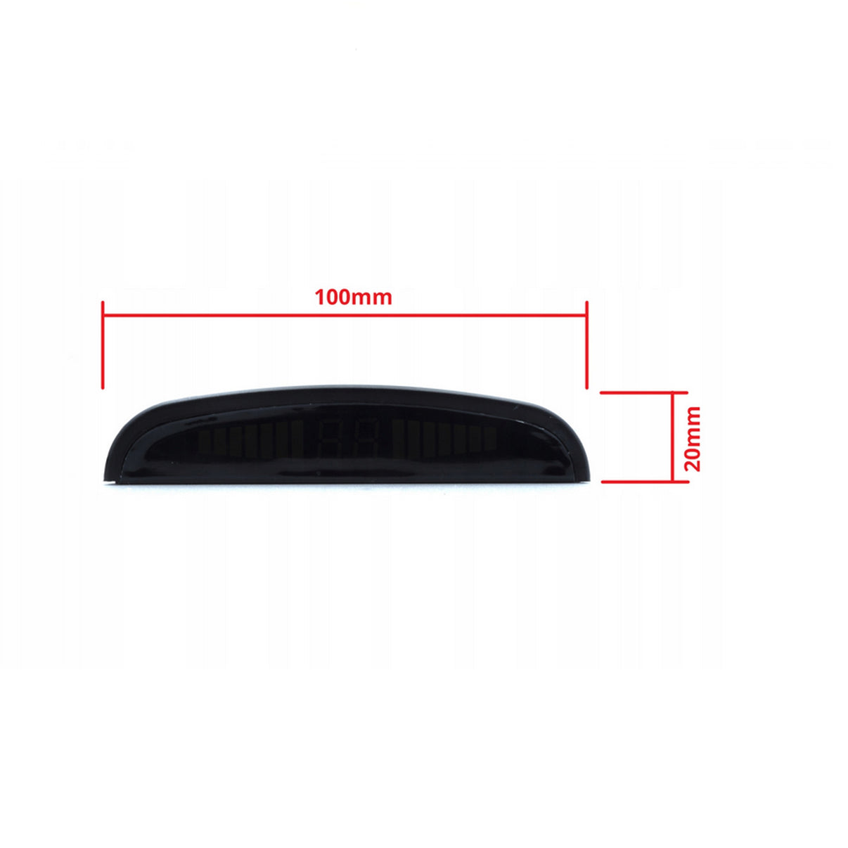 Parkeringssensor med display – Grå – ultraljudssensor – 4 sensorer – 4x 2,5 m