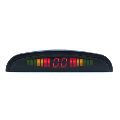 Parkeringssensor med display – Grå – ultraljudssensor – 4 sensorer – 4x 2,5 m