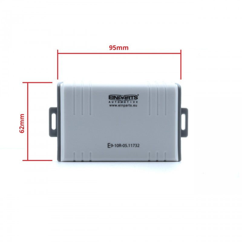 Parkeringssensor med display – Grå – ultraljudssensor – 4 sensorer – 4x 2,5 m