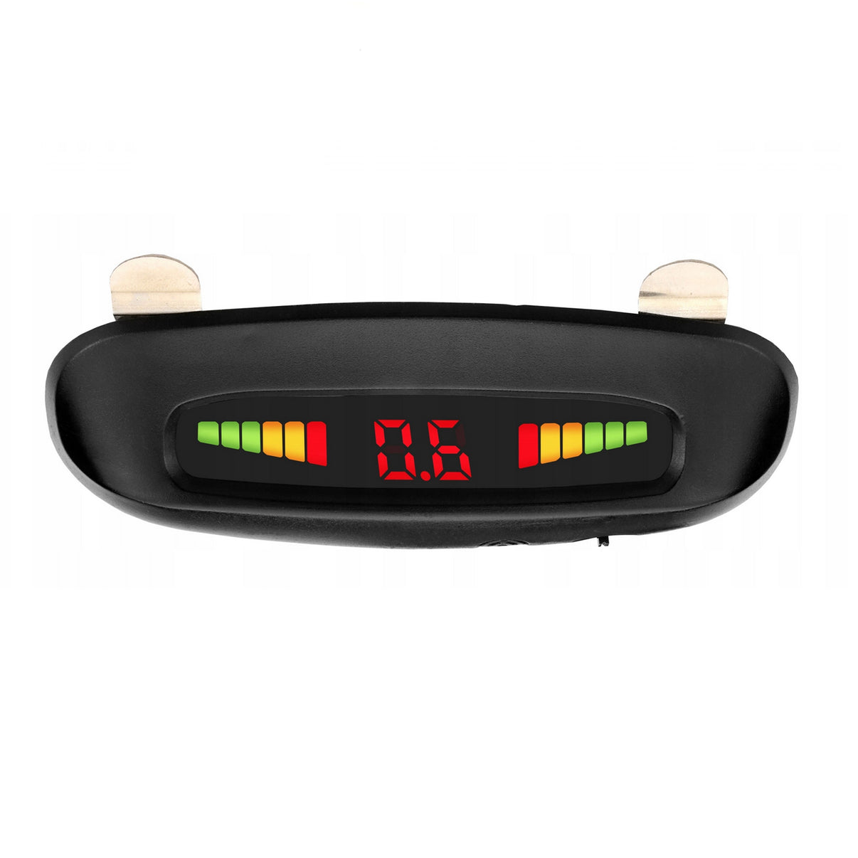 Parkeringssensor med display – Vit – ultraljudssensor – 4 sensorer – 4x 2,5 m