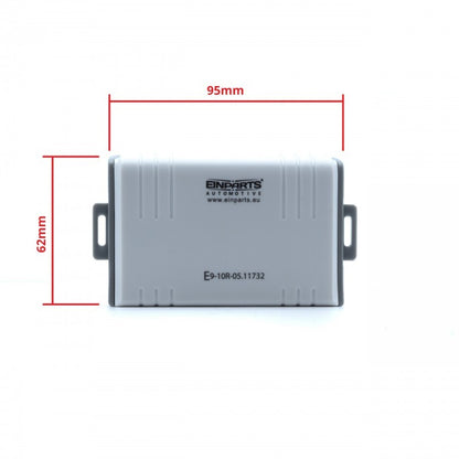 Parkeringssensor med display – Svart – ultraljudssensor – 4 sensorer – 4x 2,5 m
