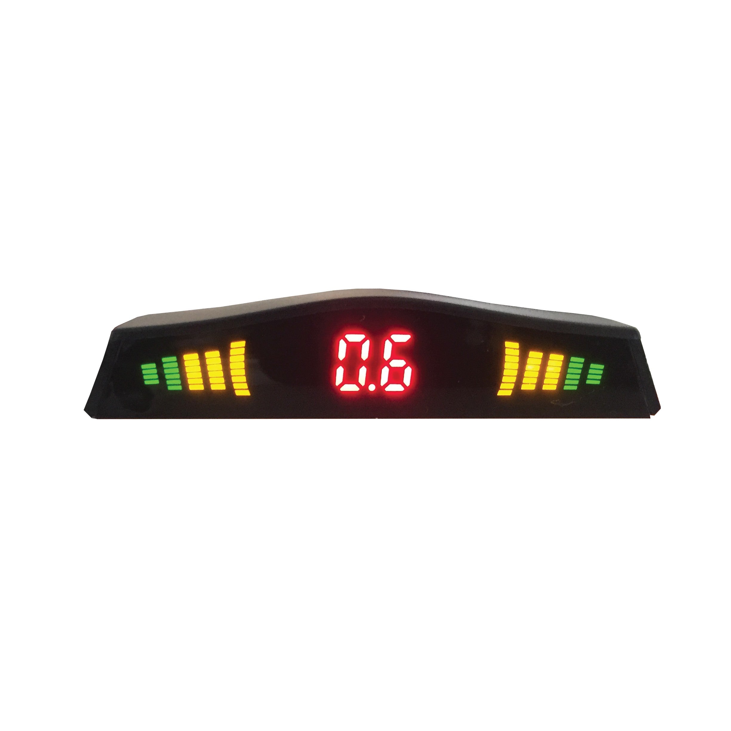 Parkeringssensor med display – Grafit – ultraljudssensor – 8 sensorer