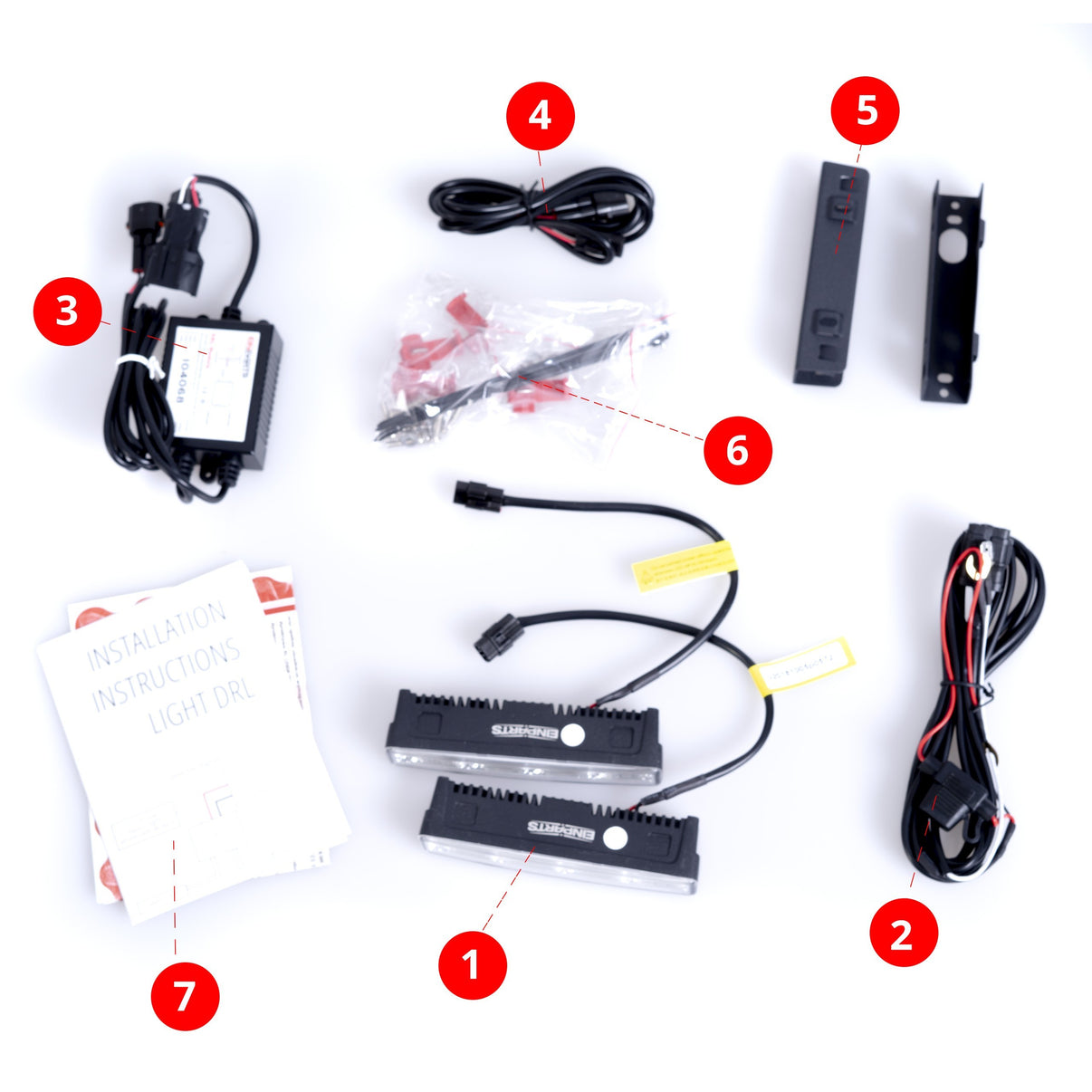 LED-varselljus – OSRAM – 6000K – 8 W – 9V - 32V – 125 mm