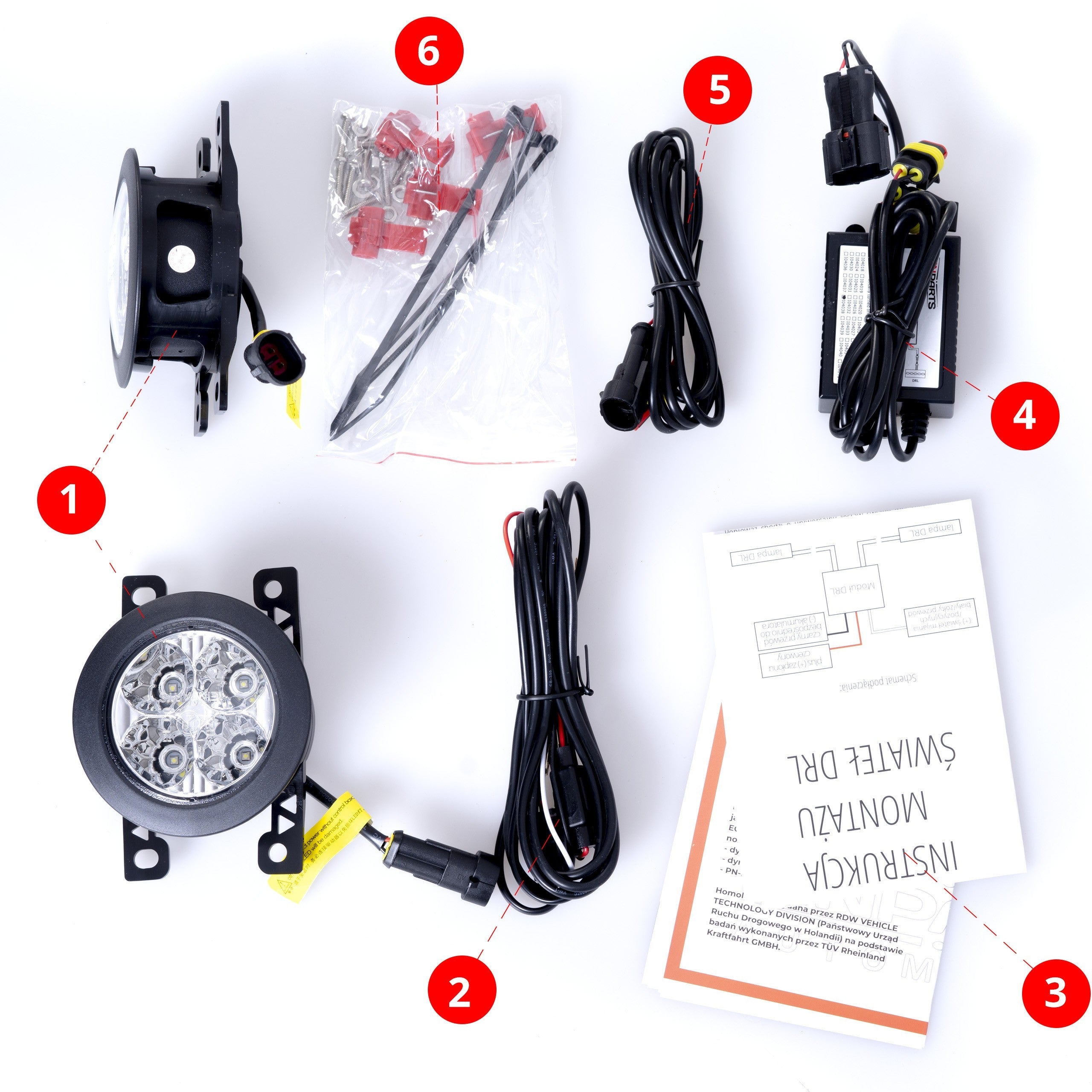 LED-varselljus – OSRAM – 6000K – 8 W – 9V - 32V