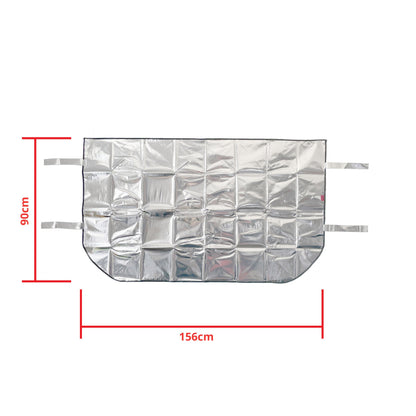 Skyddsmatta för bil – Transparent – 156 x 90 cm – PEVA