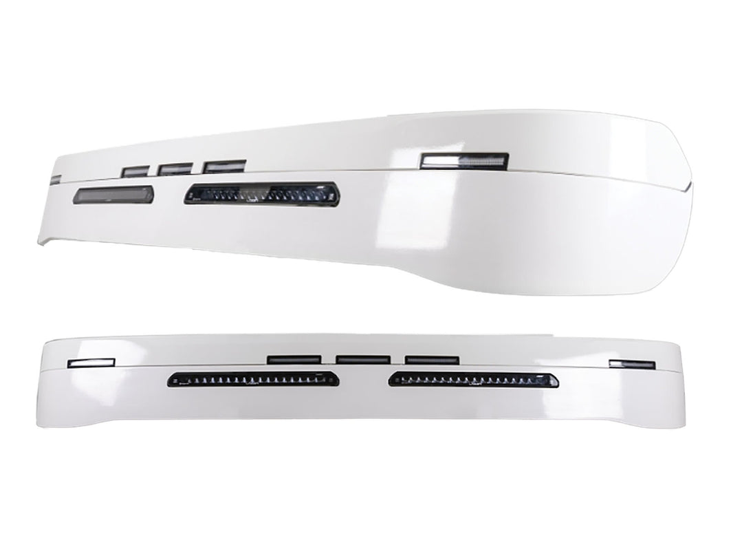 PT – Solskydd 30 cm Scania NG m Lazer L – 18 Elite vitt pos.ljus – produktbild framifrån | ÖVRIGT