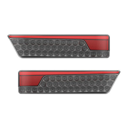 produktbild framifrån visande Kombinationslampa 355ARWM – 2 – 2 – pack – Black – LEA