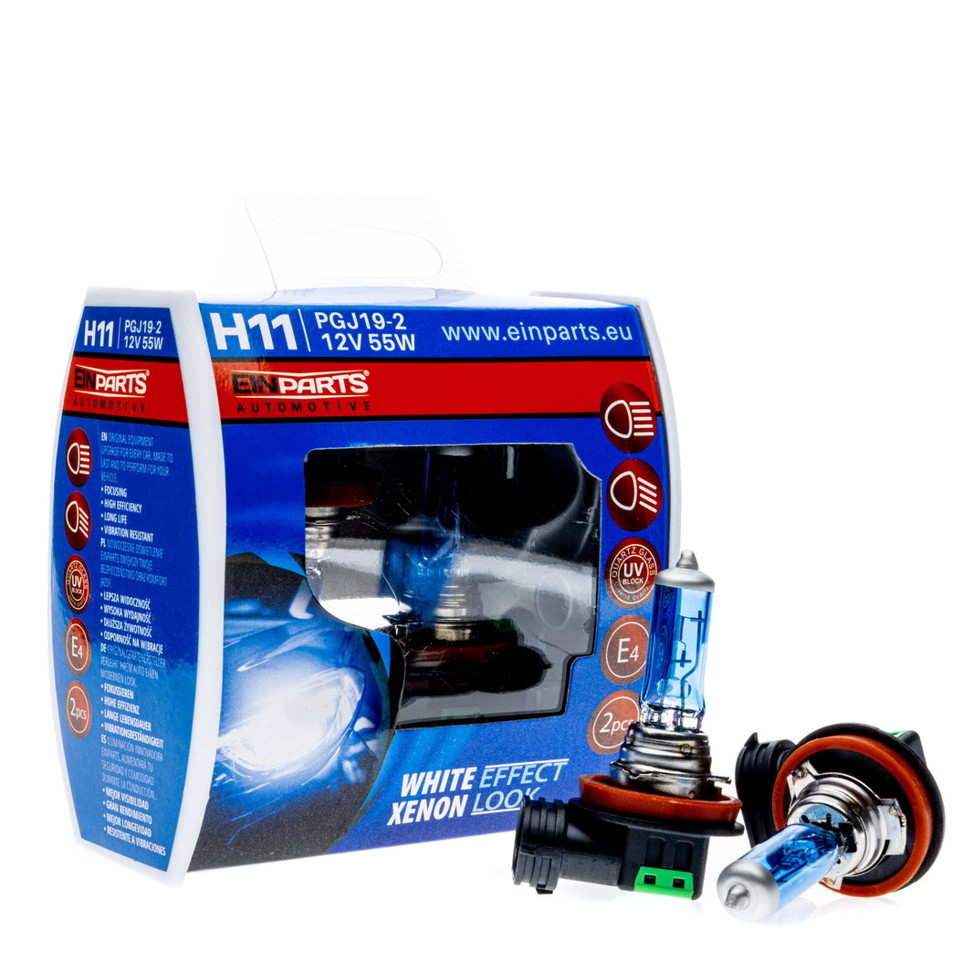 Halogenlampsats – H11 – 6000K – 9V - 16V – 2-pack