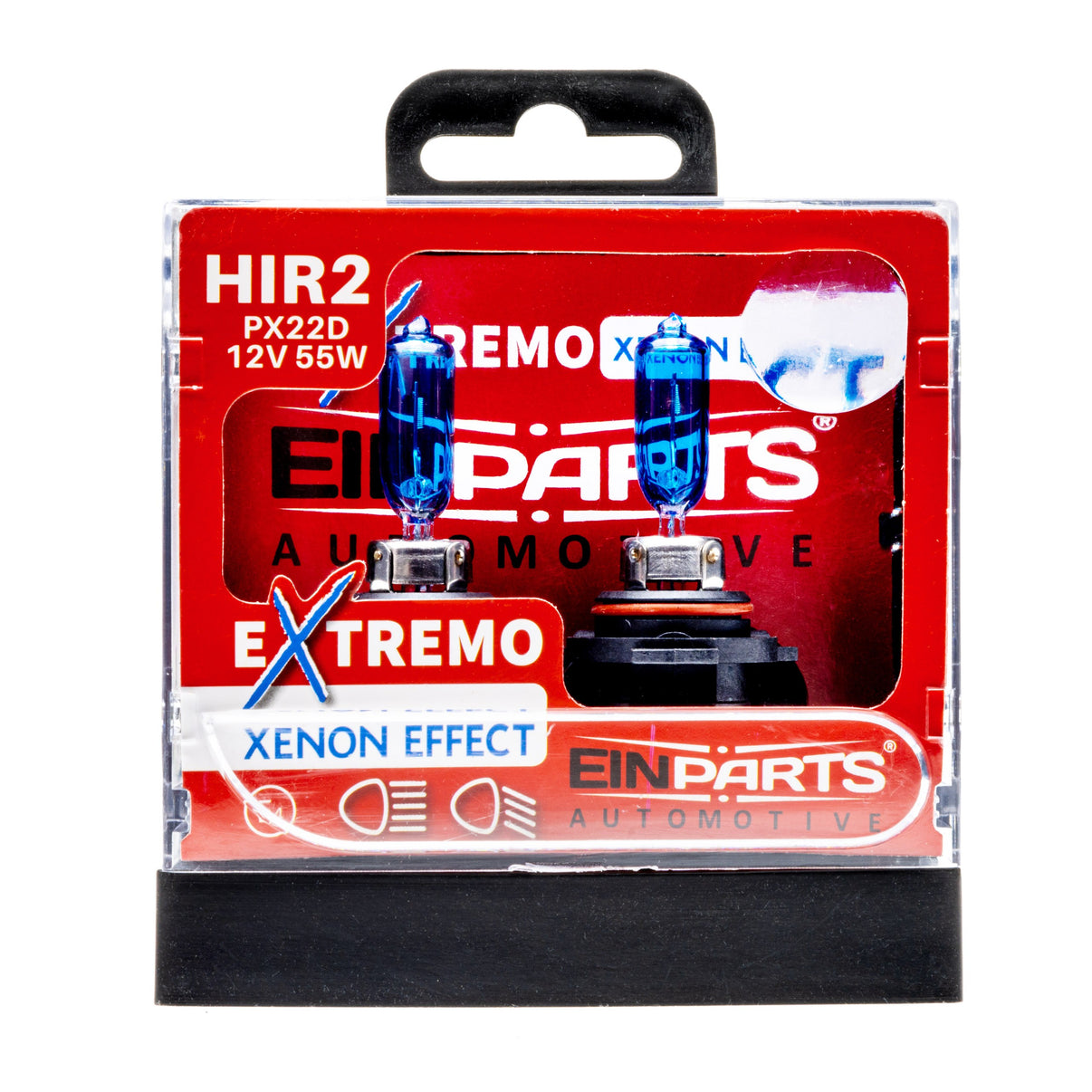 Halogenlampsats – HIR2 – 6000K – 9V - 16V – 2-pack