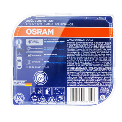 Halogenlampa – OSRAM – H16 – 4200K – 9V - 16V – 2-pack