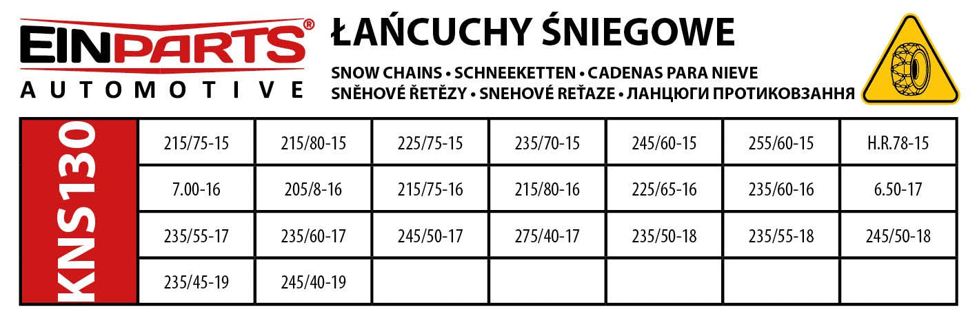 Snökedjor och snösockor – Härdat stål – 2-pack