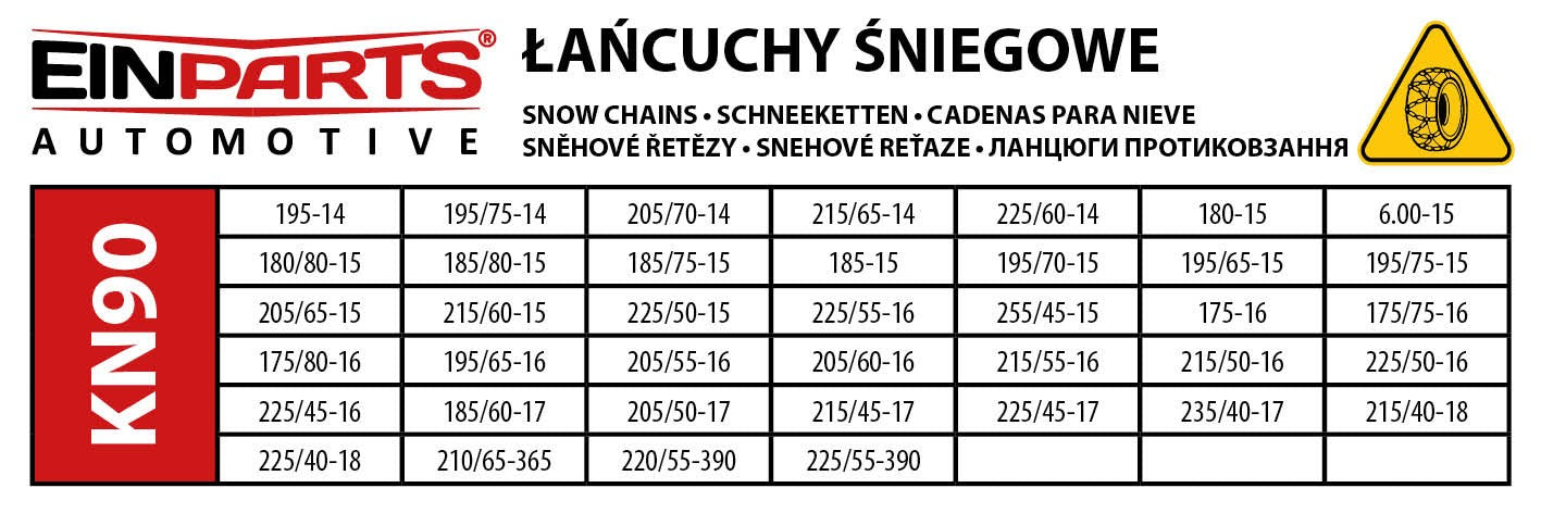 Snökedjor och snösockor – Härdat stål – 2-pack