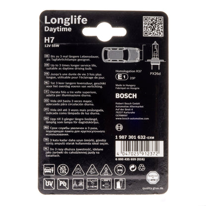 Halogenlampa – BOSCH – H7 – 3000K – 9V - 16V