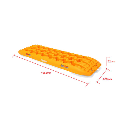 Antislirmattor – Orange – 106.5 x 31 x 6 cm – Nylon – 2-pack