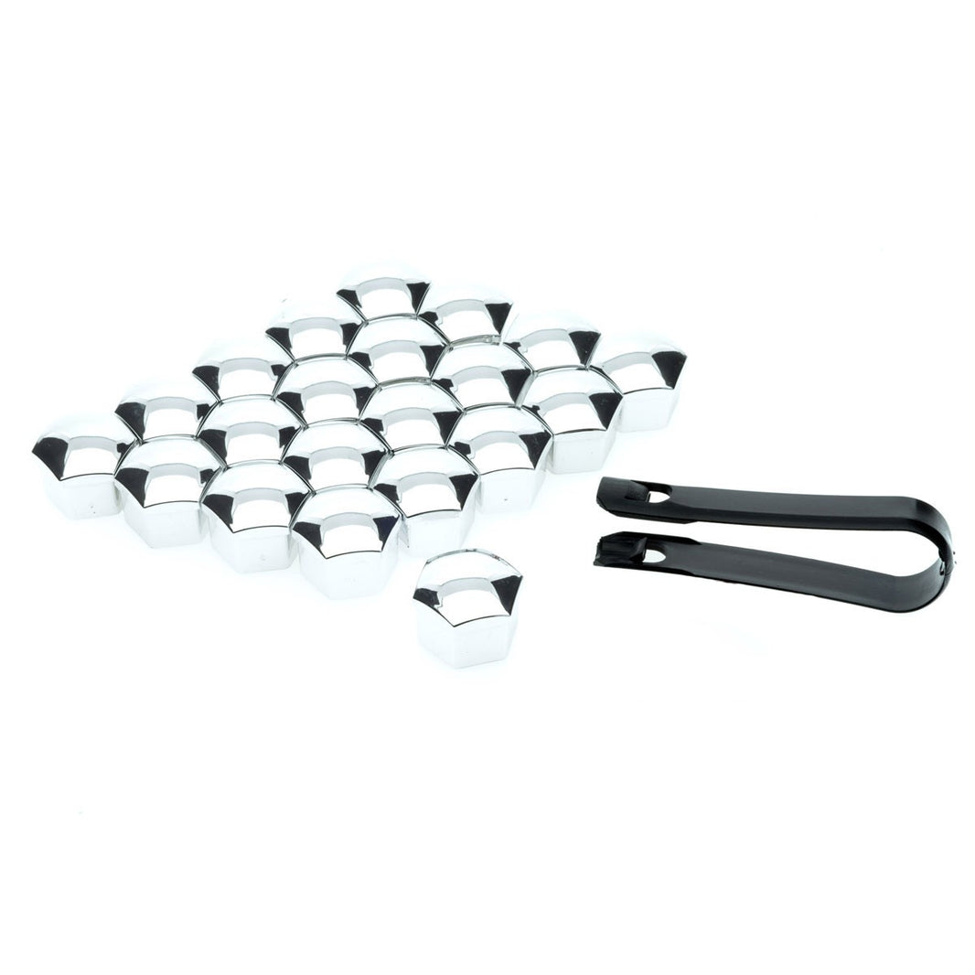 Hjulmutterskydd – Chrome – 20-pack