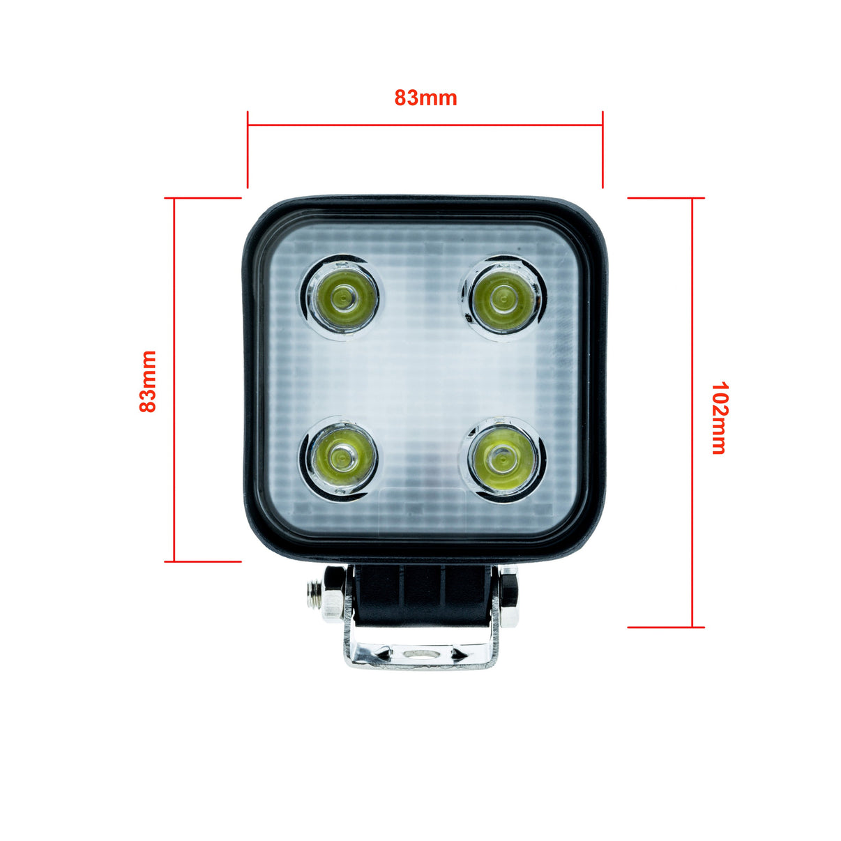 LED-extralampa – 12 V – 6000K – 4 LED – 102 mm