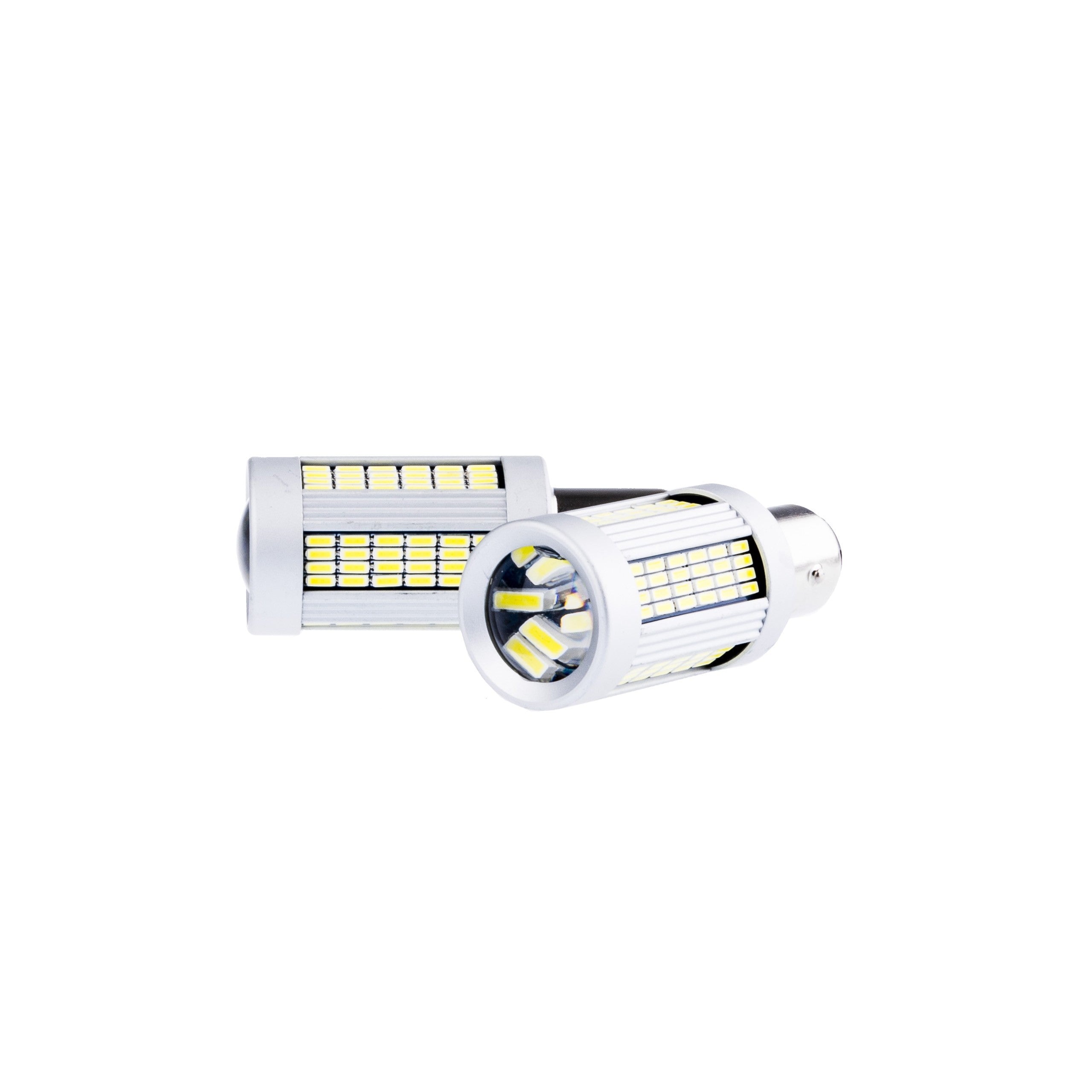 LED-lampa för bil – P21/5W – BAY15d – 6000K – 135 LED – SMD 2016 – 2-pack