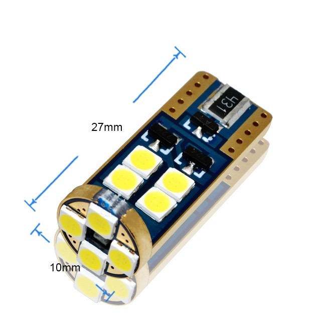 LED-lampa för bil – OSRAM – W5W – W2,1x9,5d – 6000K – 12 LED – SMD 3030 – 2-pack