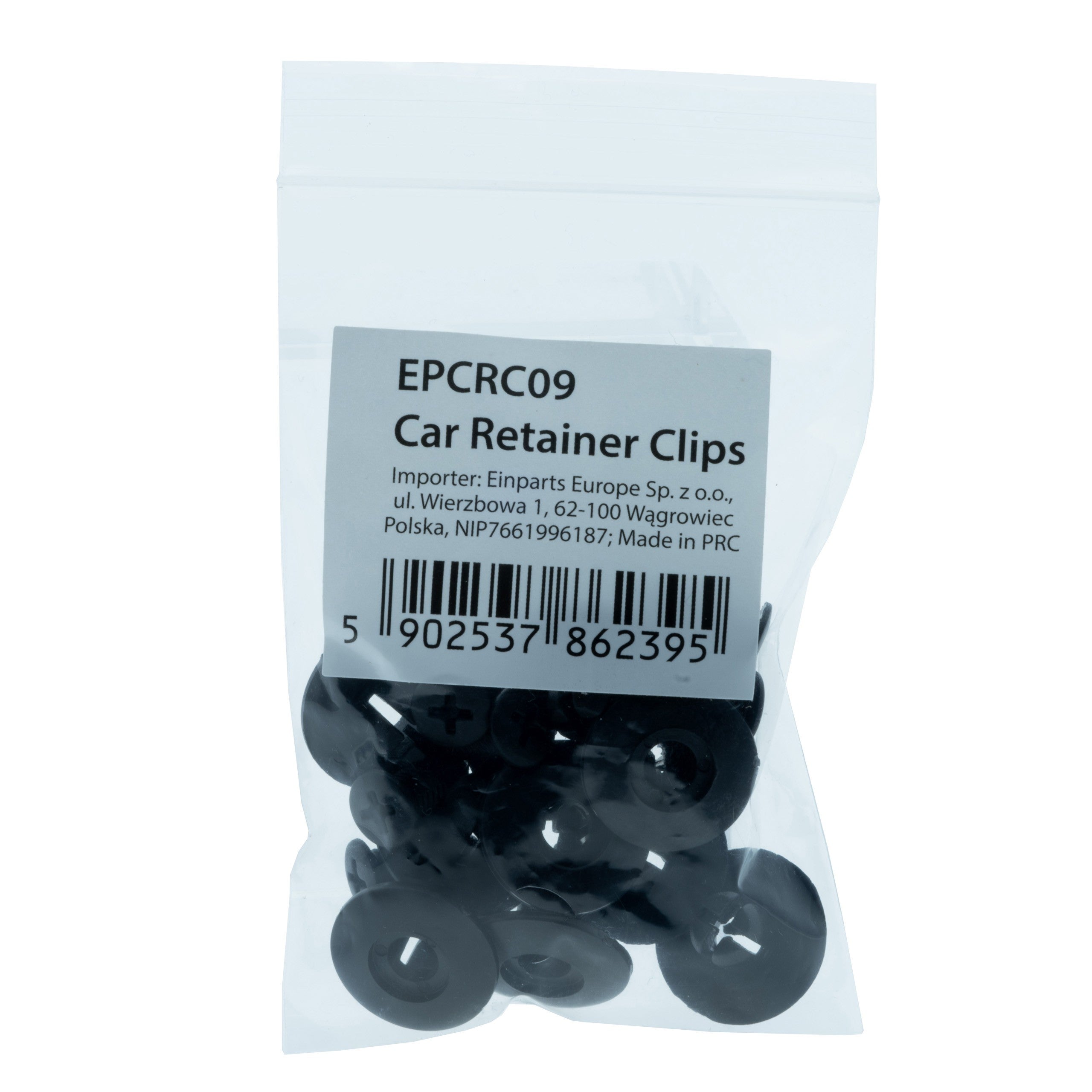 Fästclips Mazda 323/Xedos-6 m.fl. – A 20,2 B 8,2 C 9,7 d 2,6 H 9,7 hål ø 8