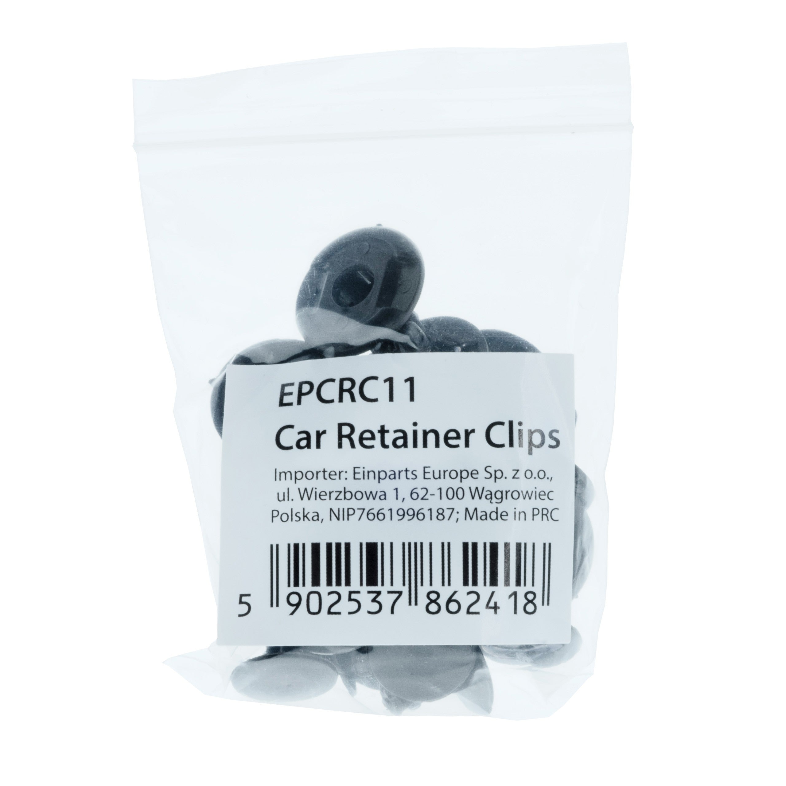 Fästclips Honda Accord/City m.fl. – A 19,8 B 7,8 C 14,7 d 3 H 12 hål ø 8