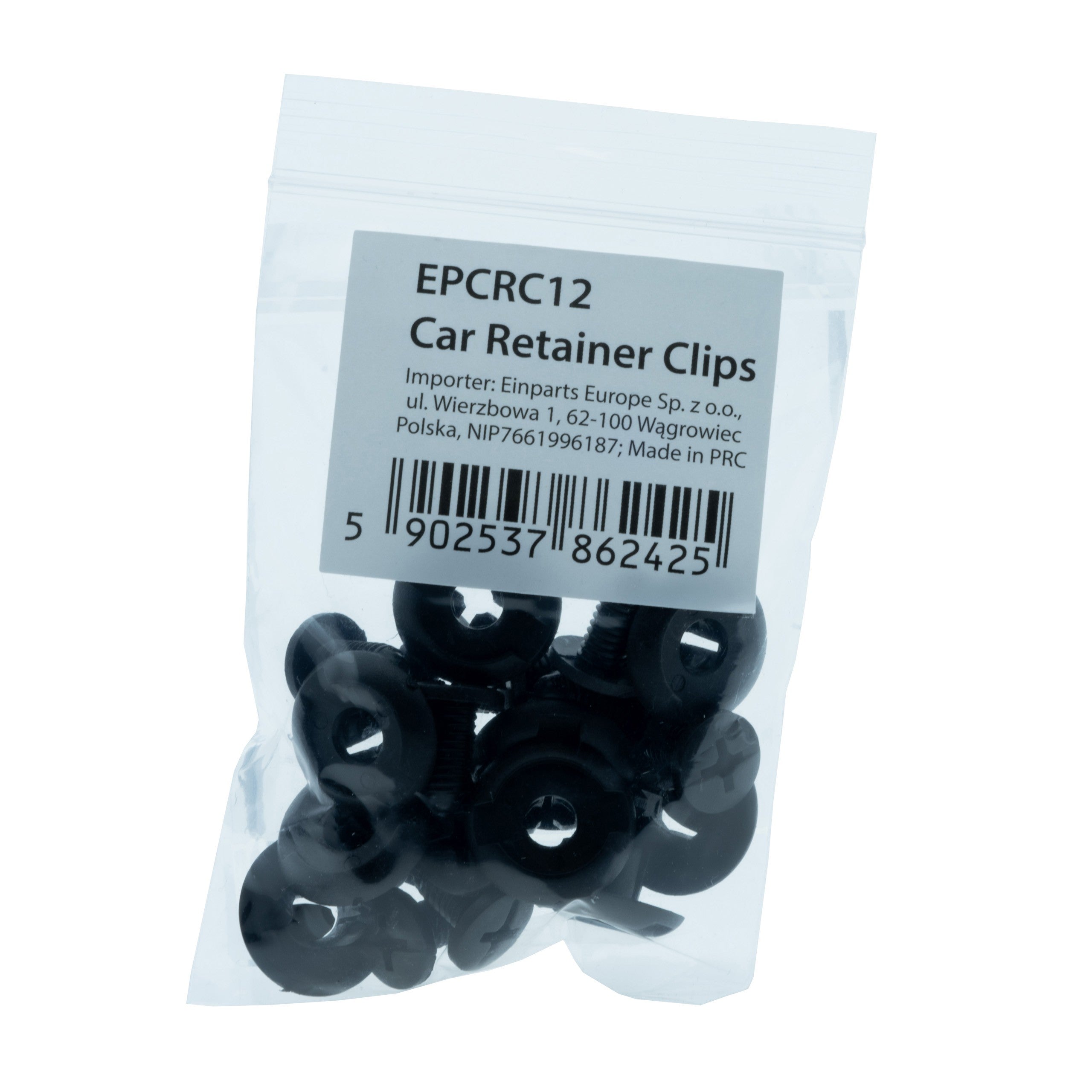 Fästclips Honda Accord/CIVIC m.fl. – A 20,1 B 8,1 C 12,3 d 2,9 H 9,9 hål ø 8