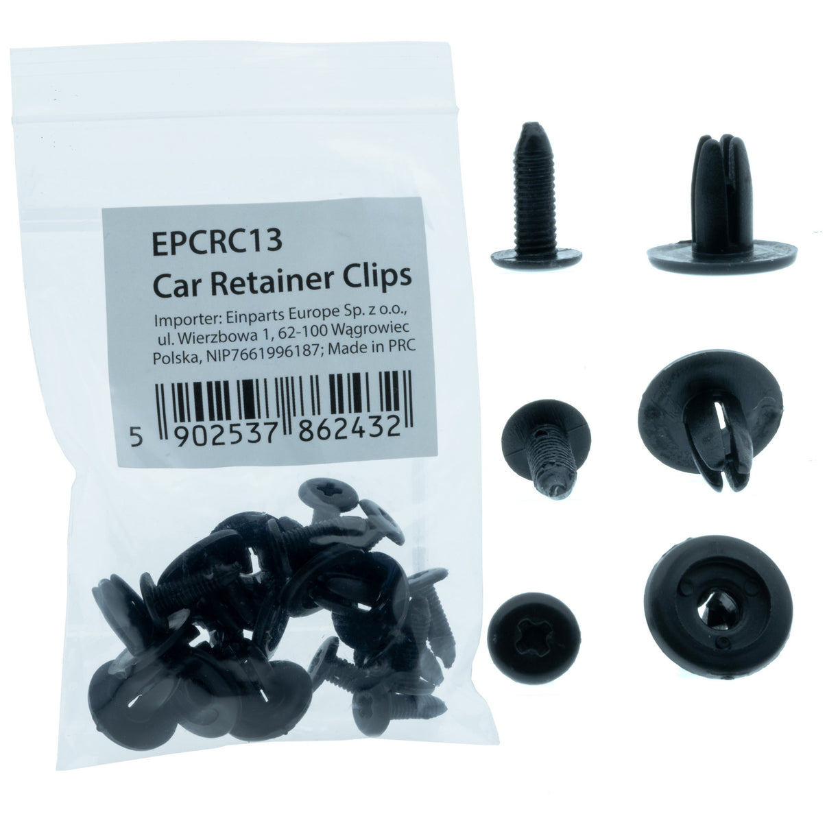 Fästclips Honda Accord/CIVIC ' m.fl. – hole ø 7 mm – 10-pack