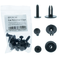 Fästclips Honda Prelude/Toyota Yaris – A 15 B 6 C 8,9 d 2,1 H 13,5 hål 6 mm