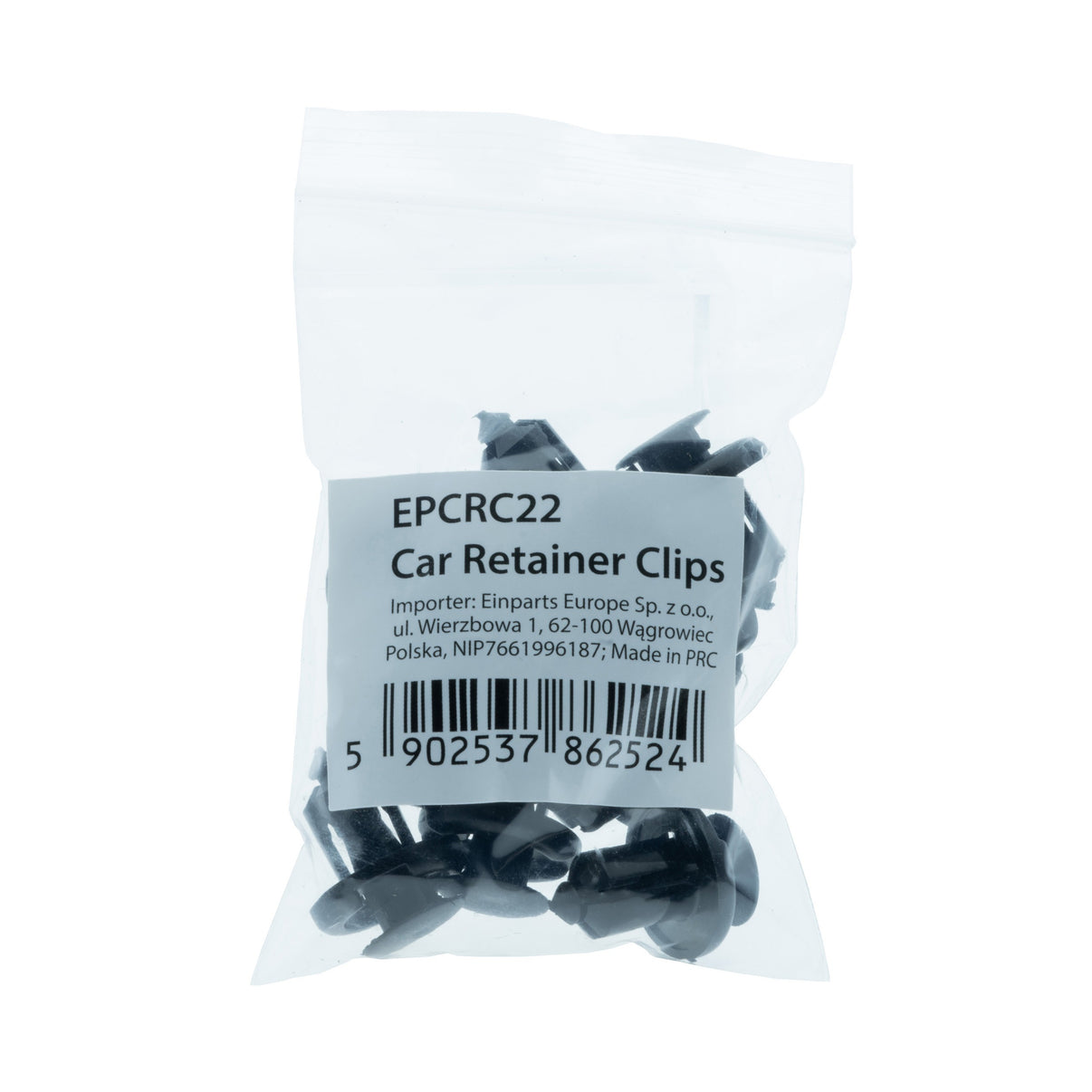 Fästclips Honda Accord/City m.fl. – A 19,8 B 9,8 C 13,5 d 3,4 H 13 hål ø 10