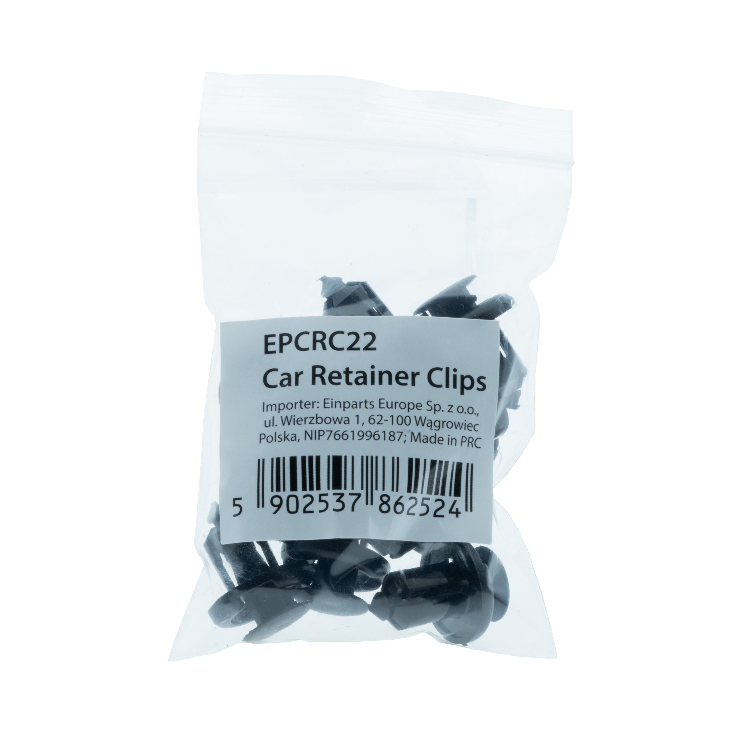 Fästclips Honda Accord/City m.fl. – A 19,8 B 9,8 C 13,5 d 3,4 H 13 hål ø 10