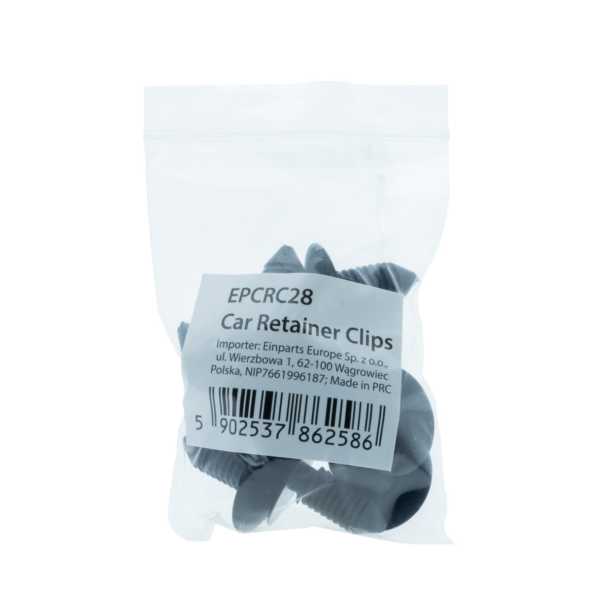 Fästclips – A 25,1 B 6,9 C 11 d 3,9 H 23,9 hål ø 11 – OE 1619321 – 10-pack