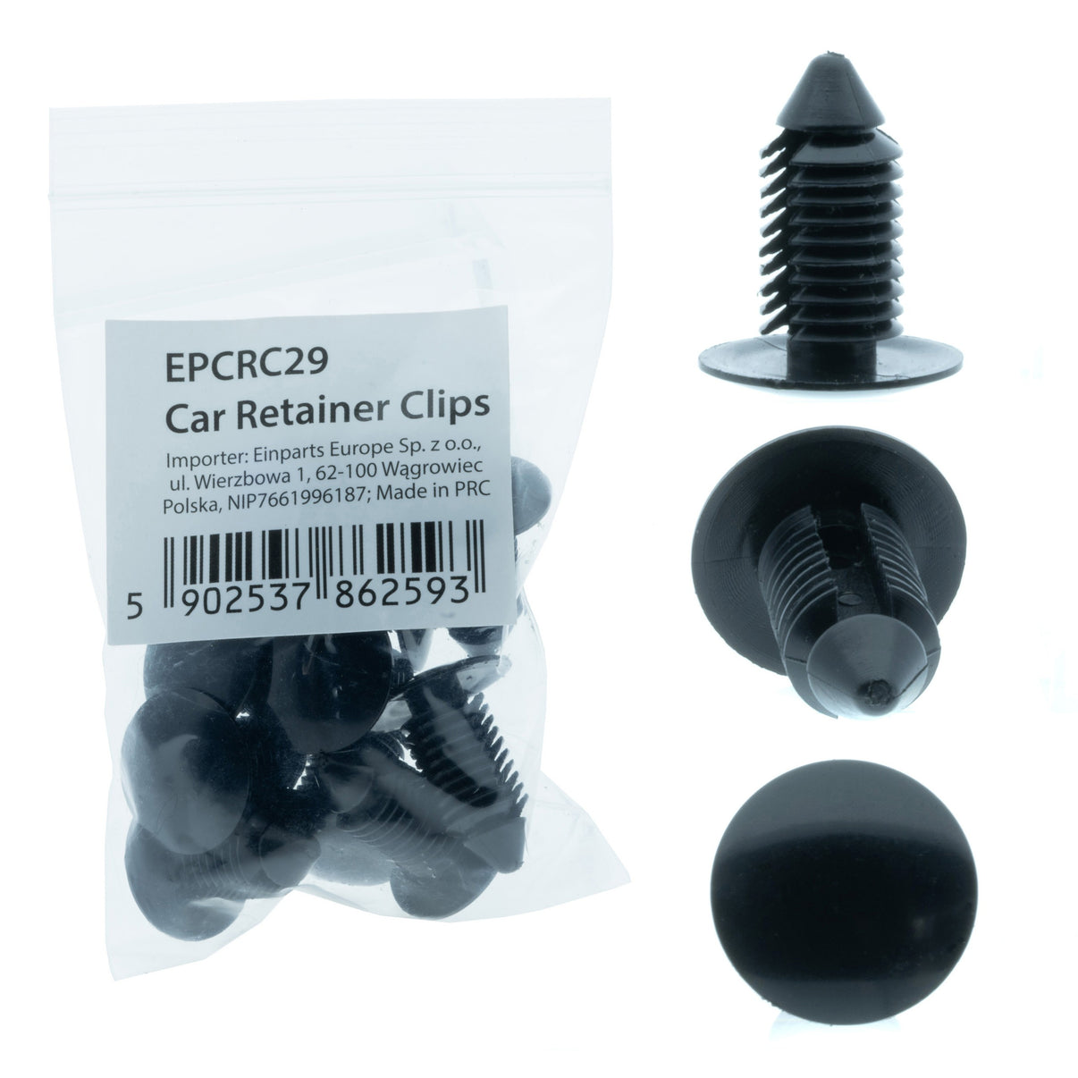 Fästclips – OE 1631564, 3420287, N804379-S, N804379S, W706358-S300