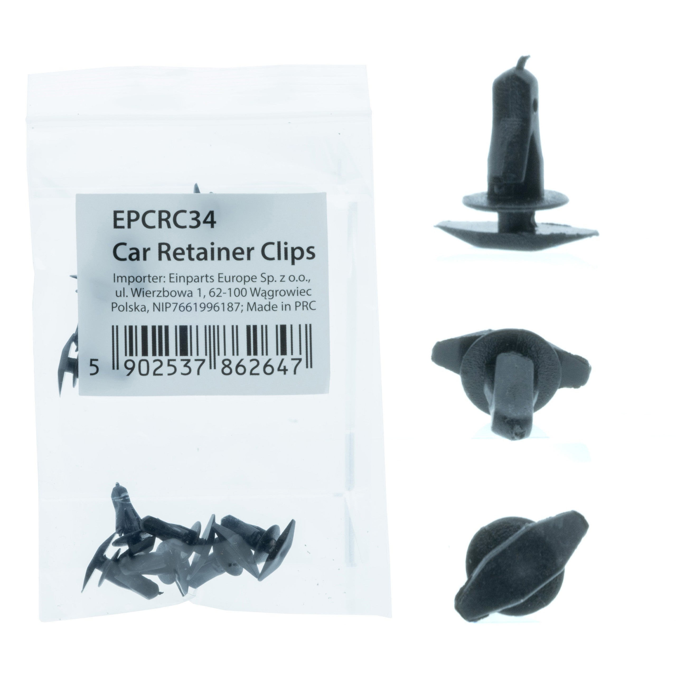 Fästclips Toyota Highlander/Sequoia m.fl. – 10-pack
