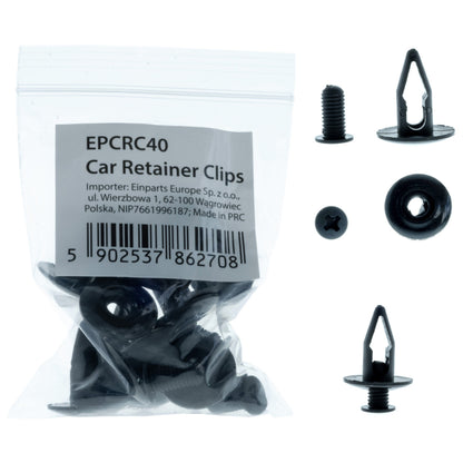 Fästclips Kia Carnival/Mazda 121 m.fl. – A 19,4 B 7,9 C 9,9 d 2,4 H 18,8 w hole