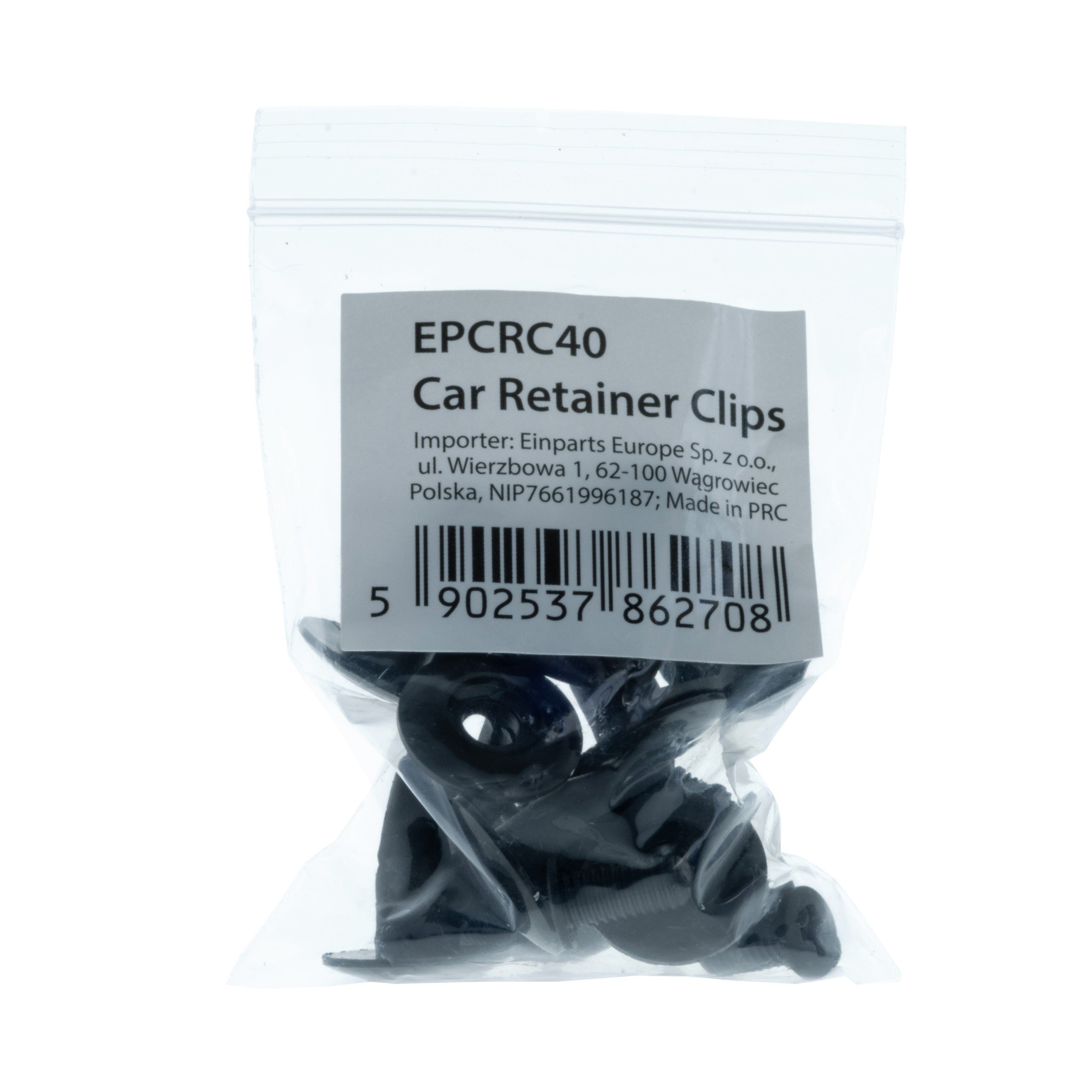 Fästclips Kia Carnival/Mazda 121 m.fl. – A 19,4 B 7,9 C 9,9 d 2,4 H 18,8 w hole