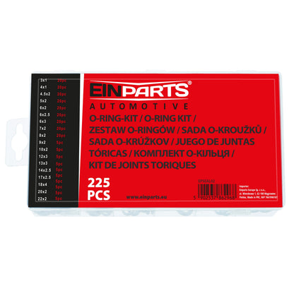 Bilverktyg – O-ring – 225-pack