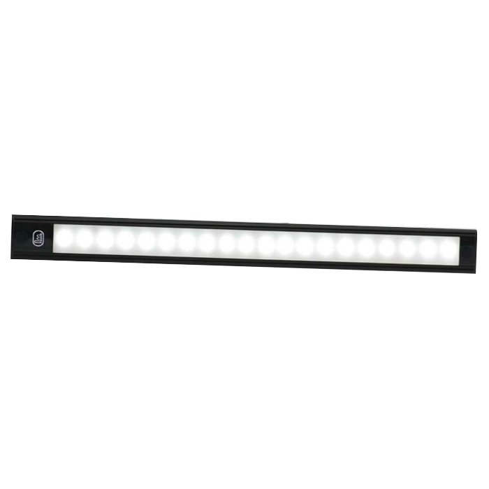 Interiör LED – list 770mm – ON/OFF – Svart – produktbild framifrån | LEA