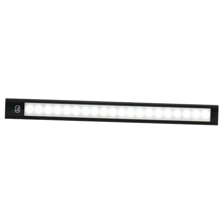 Interiör LED – list 770mm – ON/OFF – Svart – produktbild framifrån | LEA