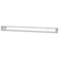 produktbild framifrån visande Interiör LED – List 260mm – ON/OFF – Silver – LEA