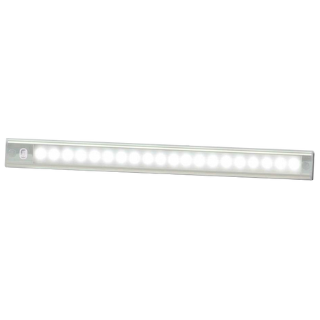 produktbild framifrån visande Interiör LED – List 260mm – ON/OFF – Silver – LEA